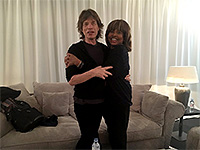 Mick with Tina Turner backstage - The Rolling Stones No Filter Tour - Zürich 2017